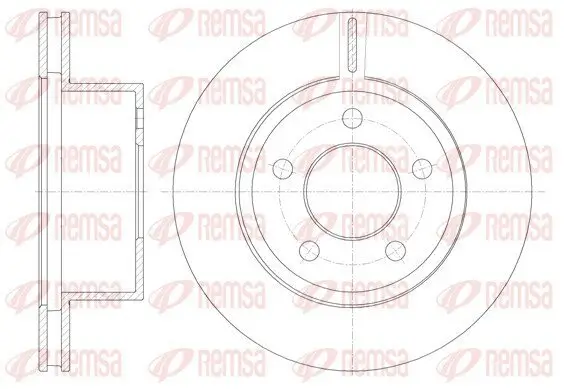 Bremsscheibe Vorderachse REMSA 6886.10
