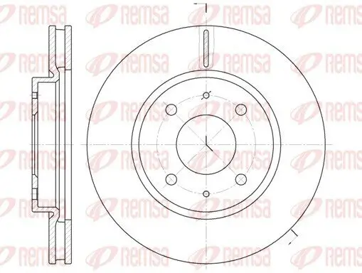 Bremsscheibe REMSA 6890.10