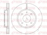 Bremsscheibe Vorderachse REMSA 6890.10