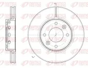 Bremsscheibe Vorderachse REMSA 6891.10