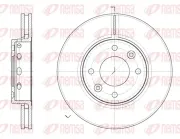 Bremsscheibe Vorderachse REMSA 6891.10