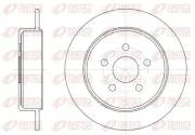 Bremsscheibe Hinterachse REMSA 6901.00