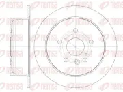 Bremsscheibe Hinterachse REMSA 6911.00