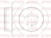 Bremsscheibe Hinterachse REMSA 6911.00