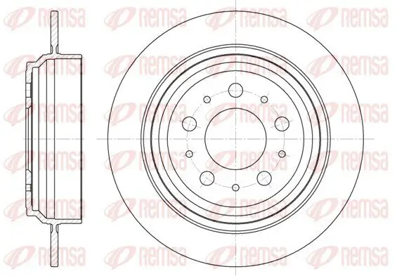 Bremsscheibe REMSA 6924.00