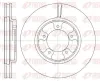 Bremsscheibe Vorderachse REMSA 6939.10