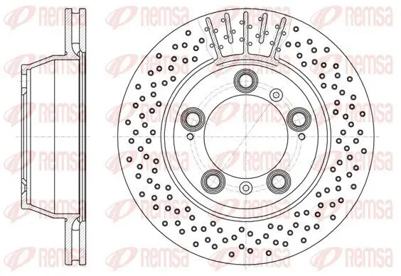 Bremsscheibe REMSA 6941.10