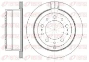 Bremsscheibe Hinterachse REMSA 6948.10