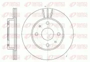 Bremsscheibe Vorderachse REMSA 6954.10