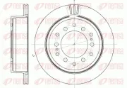 Bremsscheibe Hinterachse REMSA 6956.10