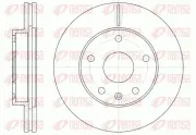 Bremsscheibe Vorderachse REMSA 6960.10