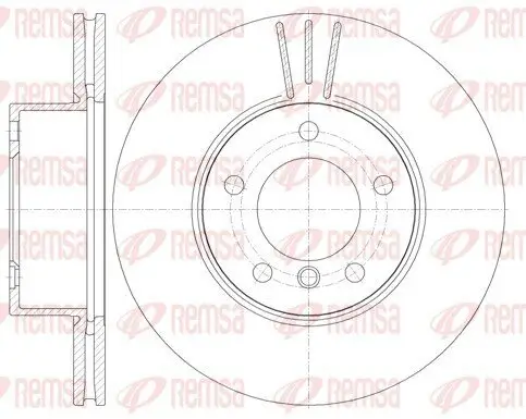 Bremsscheibe REMSA 6974.10