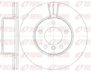 Bremsscheibe Vorderachse REMSA 6974.10