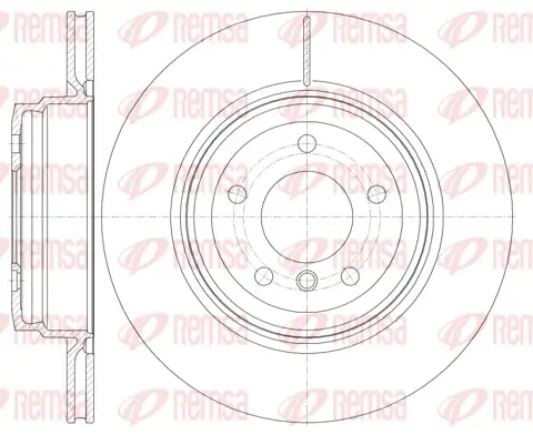 Bremsscheibe Hinterachse REMSA 6976.10