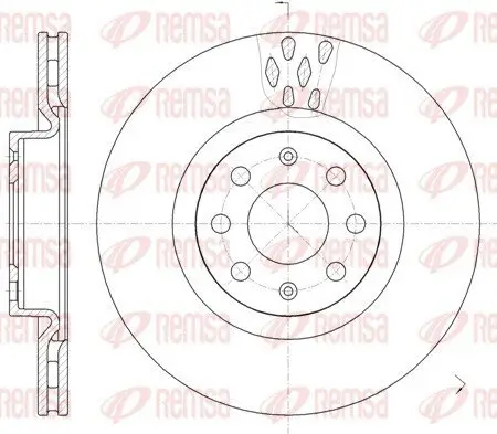 Bremsscheibe REMSA 6982.10