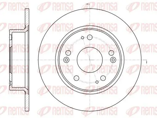 Bremsscheibe REMSA 6984.00