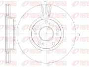 Bremsscheibe Vorderachse REMSA 6985.10