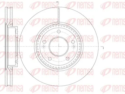 Bremsscheibe Vorderachse REMSA 6988.10