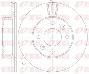 Bremsscheibe Vorderachse REMSA 6990.10