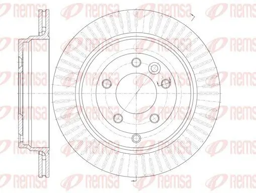 Bremsscheibe REMSA 6995.10