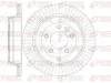 Bremsscheibe Hinterachse REMSA 6995.10