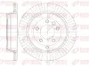 Bremsscheibe Hinterachse REMSA 6995.10