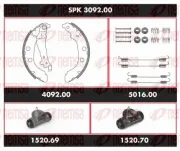 Bremsensatz, Trommelbremse REMSA SPK 3092.00