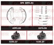 Bremsensatz, Trommelbremse REMSA SPK 3095.05