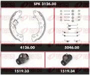 Bremsensatz, Trommelbremse REMSA SPK 3126.00