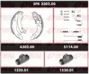 Bremsensatz, Trommelbremse REMSA SPK 3302.00