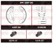 Bremsensatz, Trommelbremse Hinterachse REMSA SPK 3307.00