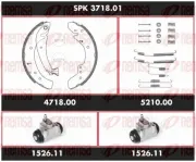 Bremsensatz, Trommelbremse REMSA SPK 3718.01