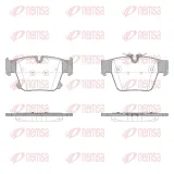 Bremsbelagsatz, Scheibenbremse Hinterachse REMSA X2049.00