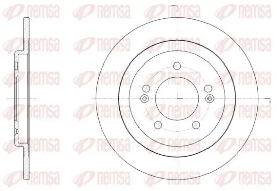 Bremsscheibe REMSA 61506.00 Bild Bremsscheibe REMSA 61506.00
