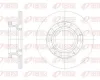 Bremsscheibe Hinterachse REMSA 62534.00