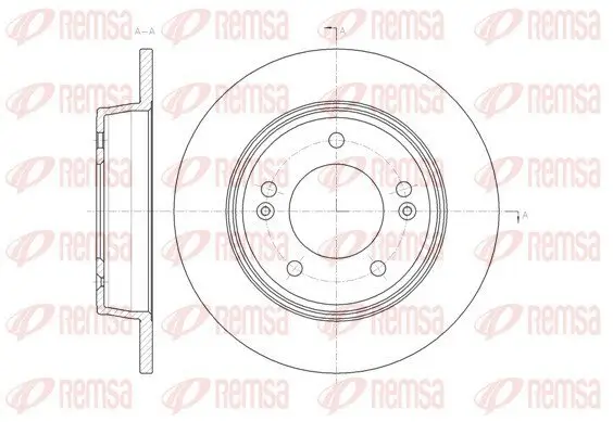 Bremsscheibe REMSA 61435.00