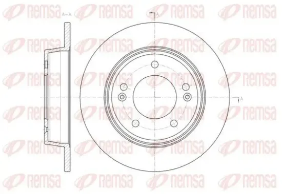Bremsscheibe REMSA 61435.00 Bild Bremsscheibe REMSA 61435.00