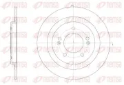 Bremsscheibe Hinterachse REMSA 61438.00
