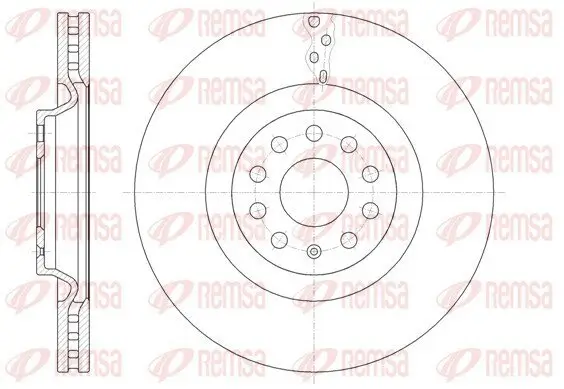 Bremsscheibe REMSA 61485.10