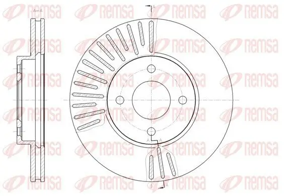 Bremsscheibe REMSA 61467.10