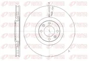 Bremsscheibe Vorderachse REMSA 61470.10