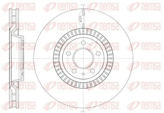 Bremsscheibe Vorderachse REMSA 61446.10