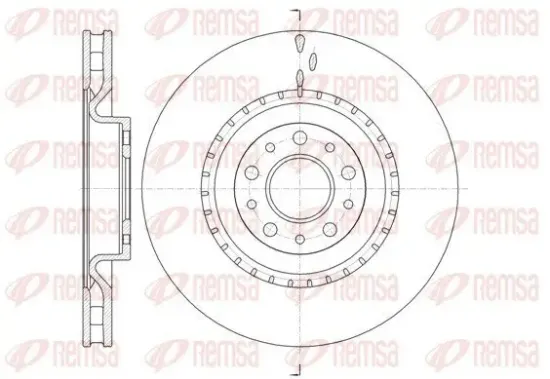 Bremsscheibe Vorderachse REMSA 61458.10 Bild Bremsscheibe Vorderachse REMSA 61458.10