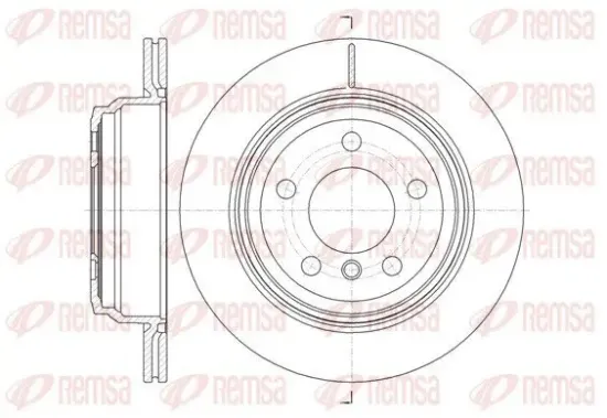 Bremsscheibe Hinterachse REMSA 61453.10 Bild Bremsscheibe Hinterachse REMSA 61453.10
