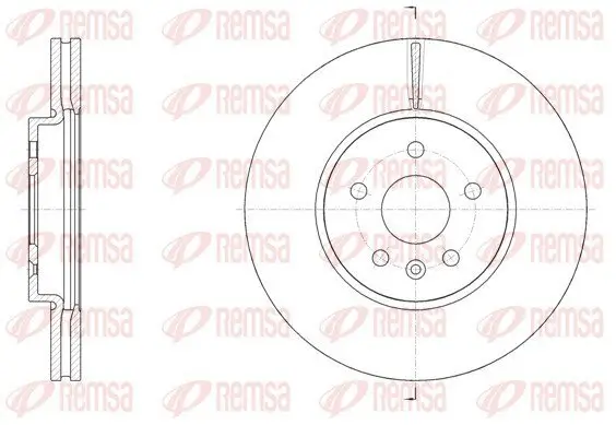 Bremsscheibe REMSA 61534.10