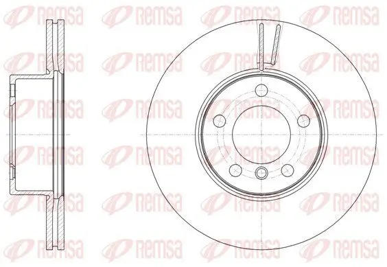 Bremsscheibe REMSA 61496.10