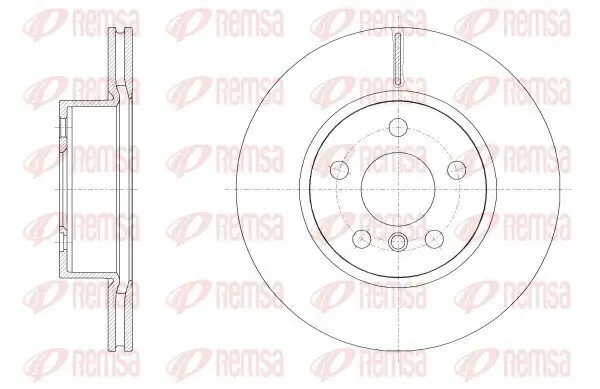 Bremsscheibe REMSA 62554.10