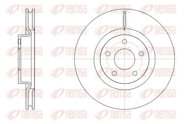 Bremsscheibe REMSA 62556.10