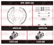 Bremsensatz, Trommelbremse Hinterachse REMSA SPK 3043.00