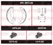 Bremsensatz, Trommelbremse Hinterachse REMSA SPK 3076.00